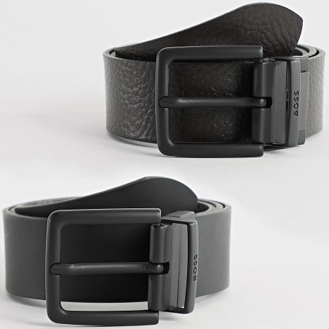 BOSS - Cinturón reversible Omar 50548465 Negro