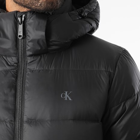 Calvin Klein - Doudoune Capuche Zippée RC518 Noir
