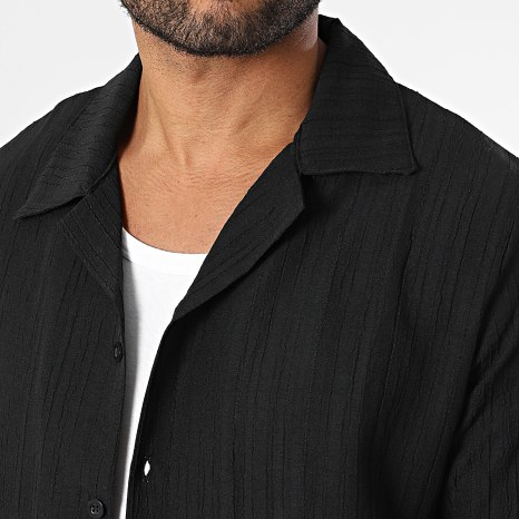 KZR - Chemise Manches Courtes 229 Noir