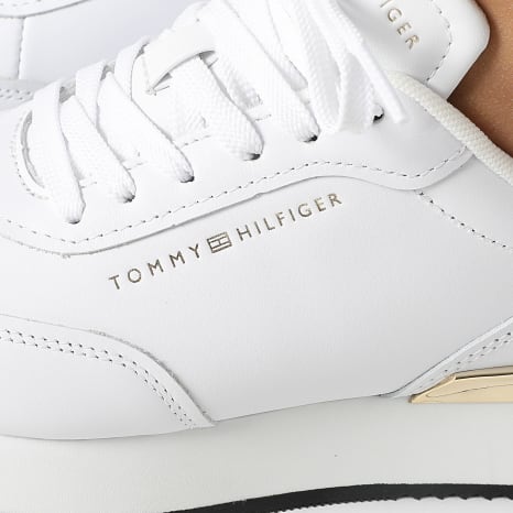 Tommy Hilfiger - Baskets Femme Chic Fashion Runner 8695 White Black