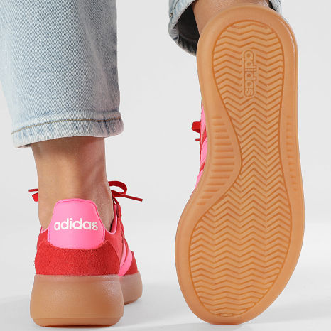 Adidas Performance - Barreda Decode J JR0759 Better Scarlet Lucid Pink Gum Zapatillas Mujer