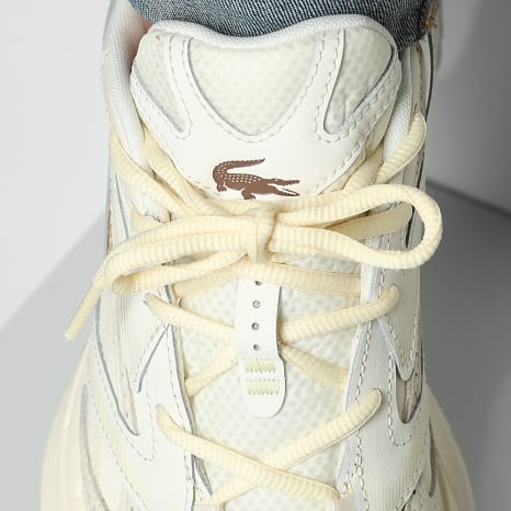 Lacoste - Baskets L003 Neo Shot 225 Off White Marrón claro