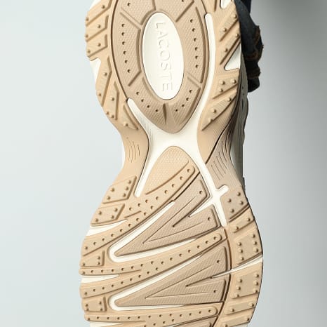 Lacoste - Baskets L003 Neo Shot 225 Off White Marrón claro