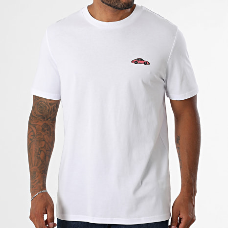 Luxury Lovers - Tee Shirt Oversize Large Bordado Autobahn Blanco
