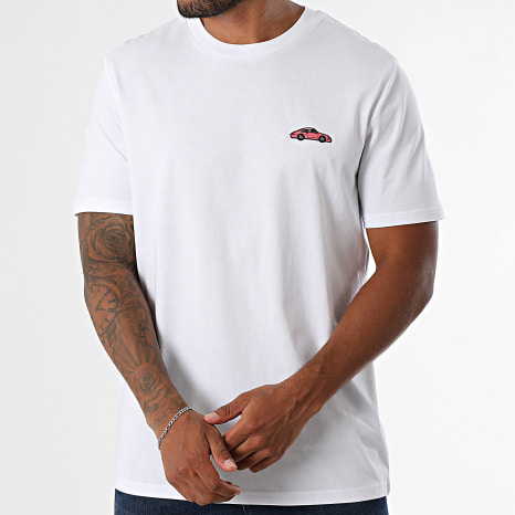 Luxury Lovers - Tee Shirt Oversize Large Bordado Autobahn Blanco