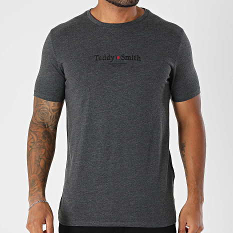 Teddy Smith - Jim 11017024D Camiseta Gris Antracita Heather