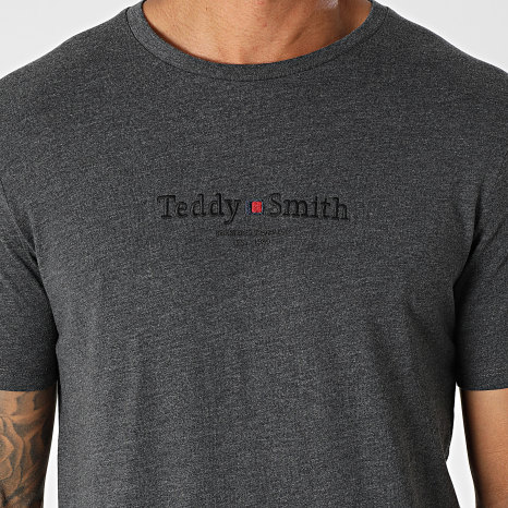 Teddy Smith - Jim 11017024D Camiseta Gris Antracita Heather