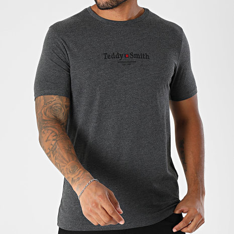 Teddy Smith - Jim 11017024D Camiseta Gris Antracita Heather