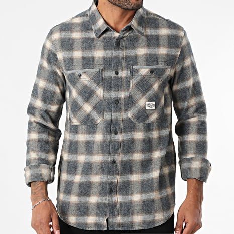 Teddy Smith - Sobrecamisa C-Trent 10716621D Beige Azul Marino
