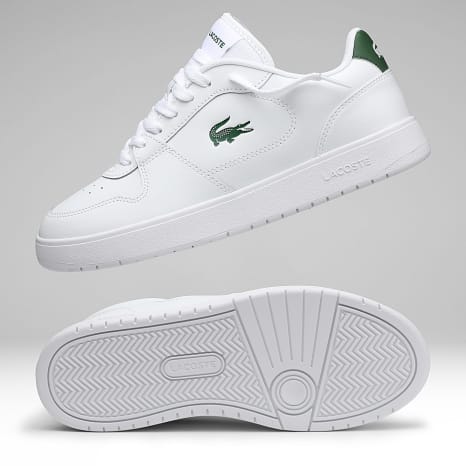 Lacoste - Court Ace 225 Wit Donkergroen Sneakers