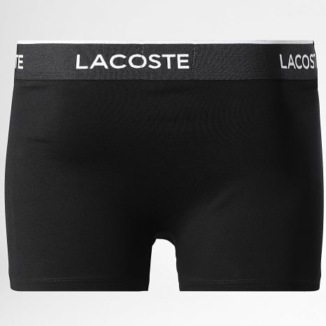 Lacoste - Lot De 7 Boxers Classic Noir