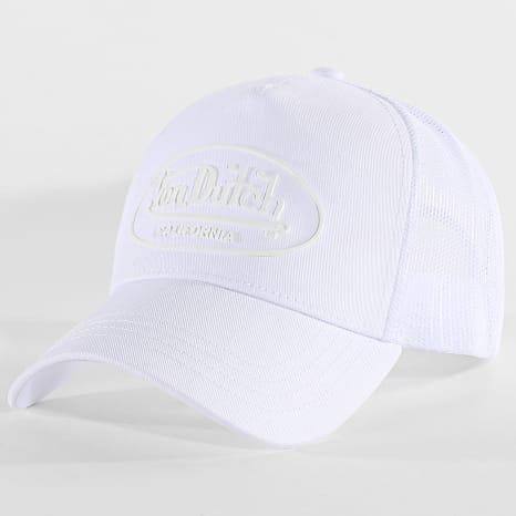 Von Dutch - Casquette Trucker Log Blanc
