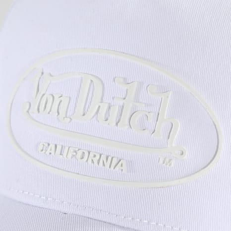 Von Dutch - Casquette Trucker Log Blanc