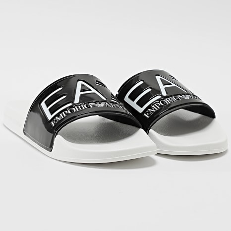 EA7 Emporio Armani - Claquettes Scarpe 7X000108-AF15118 Black White