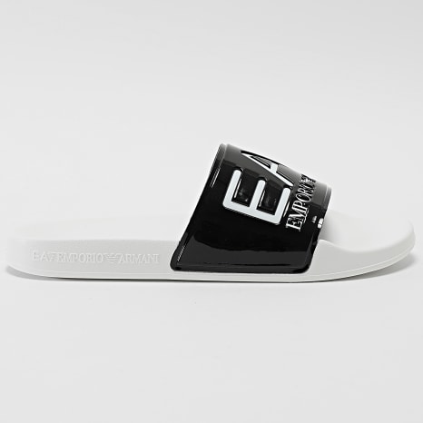 EA7 Emporio Armani - Claquettes Scarpe 7X000108-AF15118 Black White