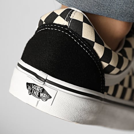 Vans - Baskets Old Skool A38G1P0SA Primary Check Negro Blanco