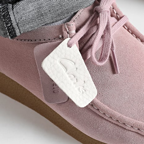 Clarks - Zapatillas Wallabee Evo Rosa Claro