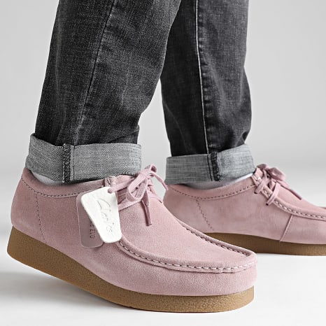 Clarks - Zapatillas Wallabee Evo Rosa Claro