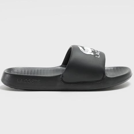 Lacoste - Claquettes Serve Slide 1.0 2252 Black White