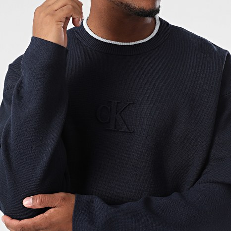 Calvin Klein - Jersey azul marino 300G