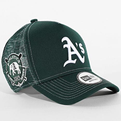 New Era - Casquette Trucker Oakland Athletics 60691255 Vert Foncé