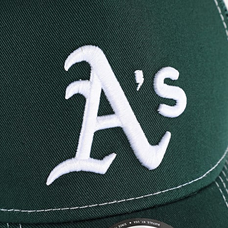 New Era - Casquette Trucker Oakland Athletics 60691255 Vert Foncé