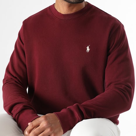 Polo Ralph Lauren - Sudadera cuello redondo Original Player Burdeos