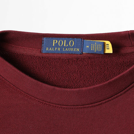Polo Ralph Lauren - Sudadera cuello redondo Original Player Burdeos