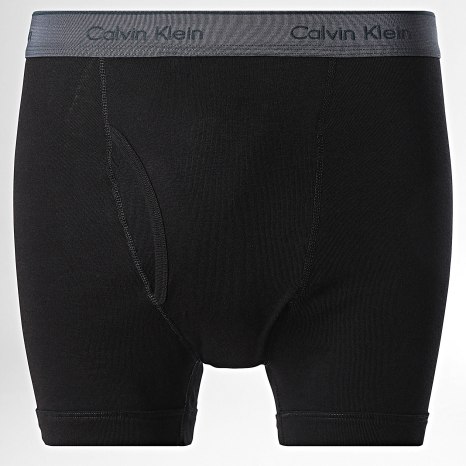 Calvin Klein - Juego De 3 Calzoncillos Negro Verde Marino NB4003A