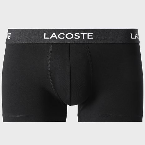 Lacoste - Lot De 3 Boxers Classic Noir Blanc Bleu Roi Vert