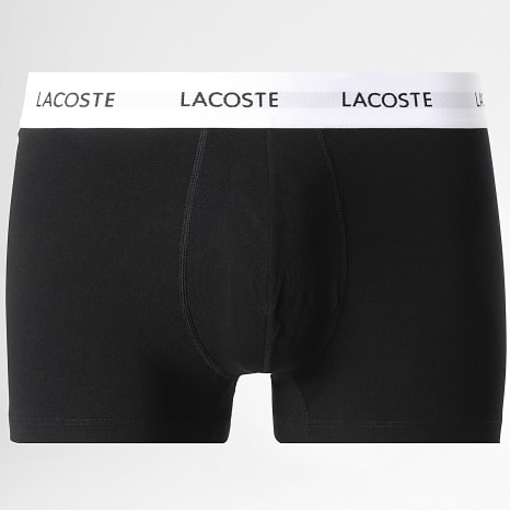 Lacoste - Lot De 3 Boxers Classic Noir