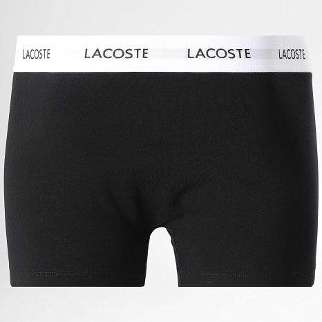 Lacoste - Lot De 3 Boxers Classic Noir