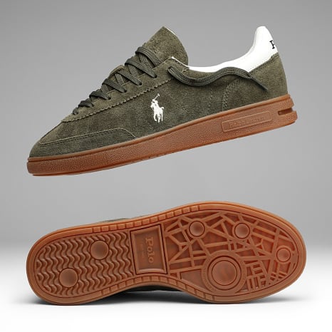 Polo Ralph Lauren - Sneakers Bedford Olive White