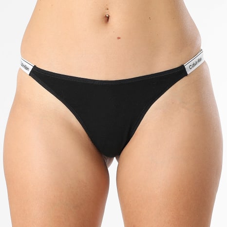 Calvin Klein - String Femme QD5157E Noir