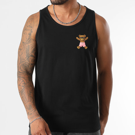 Teddy Yacht Club - Small King Of Swim Tank Top Black