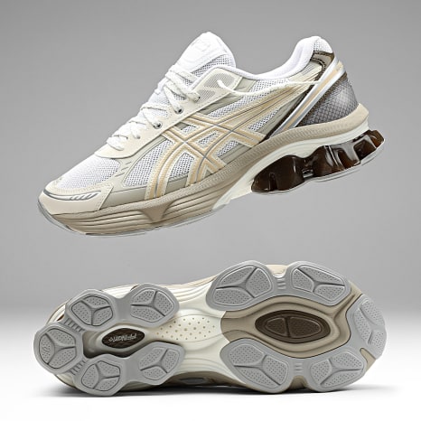Asics - Baskets Gel Kinetic Fluent 1203A591 White Marzipan