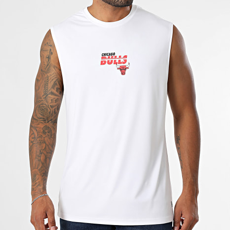 New Era - Débardeur NBA Essentials Chicago Bulls 60684286 Blanc