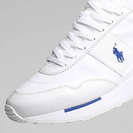 Polo Ralph Lauren - Sneakers Train 89 Bianco