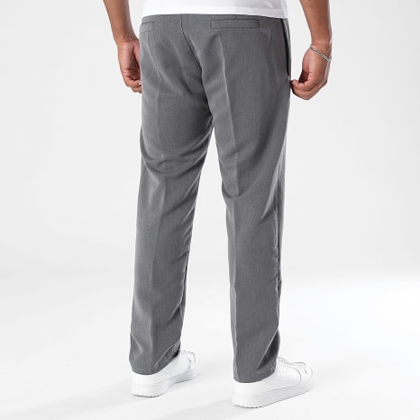 Classic Series - Pantalon Habillé Relaxed 2208 Gris Anthracite Chiné