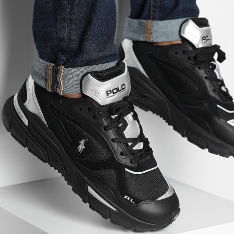 Polo Ralph Lauren - Trackster 275 Black Silver sneakers - Ryses