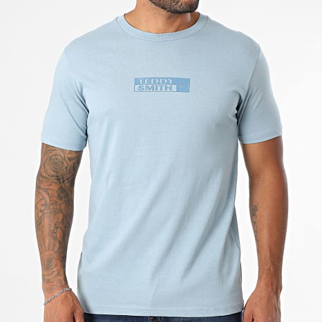 Teddy Smith - Tee Shirt Regular Fit John 11017824D Light Blue