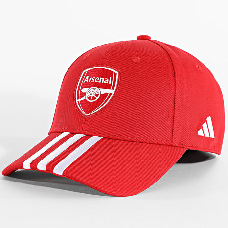 Adidas Sportswear - Casquette A Bandes Arsenal JX1126 Rouge Adidas Sportswear - Casquette A Bandes Arsenal JX1126 Rouge