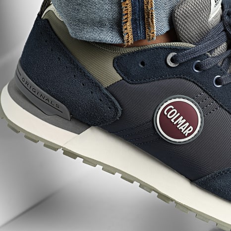 Colmar - Baskets Travis Authentic Azul Marino Gris Militar Verde Colmar - Baskets Travis Authentic Azul Marino Gris Militar Verde