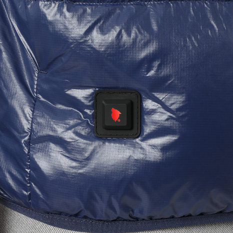 Comme Des Loups - Navy Seoul Sleeveless Warming Hooded Comforter