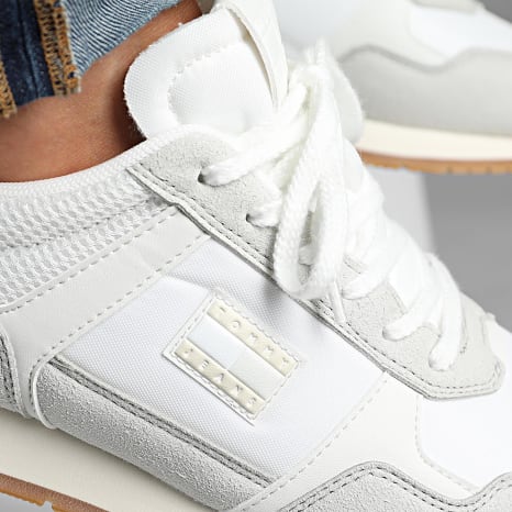 Tommy Jeans - Baskets TJM Runner Casual 1617 Ecru