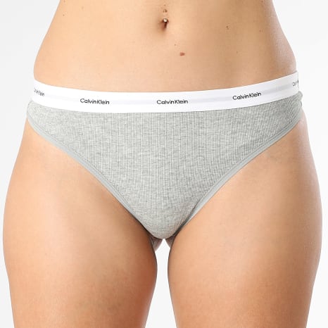 Calvin Klein - Dames string QD5357 Heather Grey