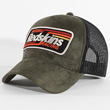 Redskins - Cappello trucker Ozark Verde Khaki Nero