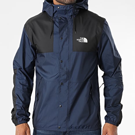 The North Face - Cazadora con capucha Mountain A5IG3 Azul marino Negro