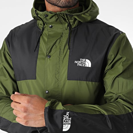 The North Face - Mountain Windjack met capuchon A5IG3 Khaki Groen Zwart