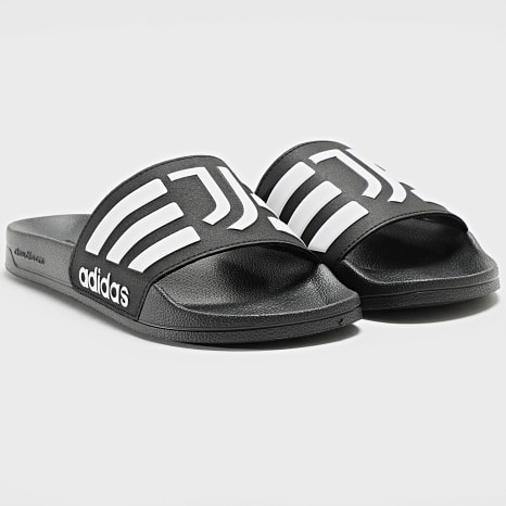 Adidas Sportswear - Claquettes Adilette Shower Juventus JS4862 Noir